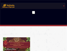 Tablet Screenshot of fltatianarestaurant.com